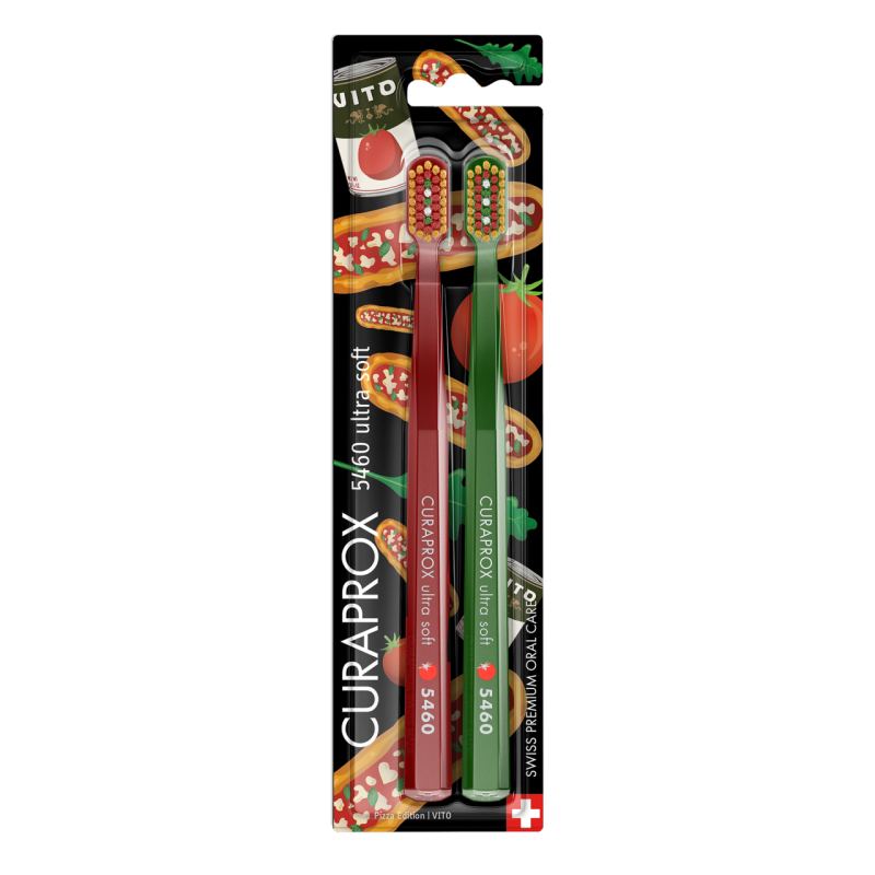 Curaprox CS 5460 ultra soft Duo Pizza 2026 fogkefe