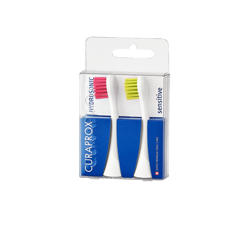 Curaprox Hydrosonic sensitive pótkefe fej magenta-zöld (2 db)
