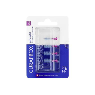 Curaprox CPS 406 Perio világoslila fogköztisztító kefe 4 db