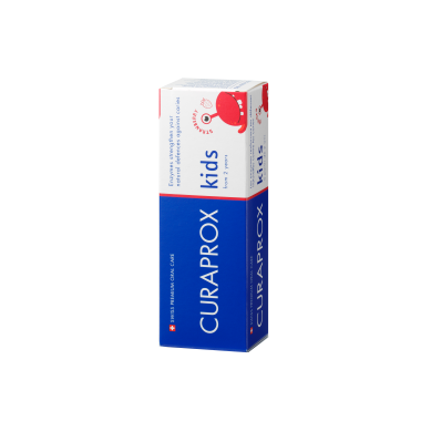 Curaprox kids gyerek fogkrém, eper ízű, 950 ppm F, 60ml