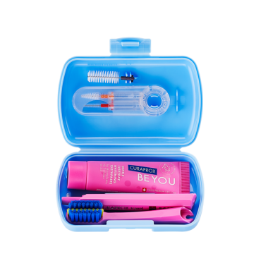 Curaprox Ortho Travel Set Utazó készlet kék