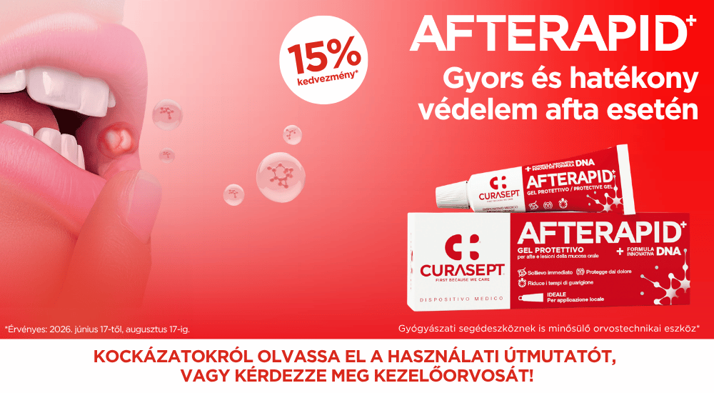 -15% minden Curasept Afterapid termékre