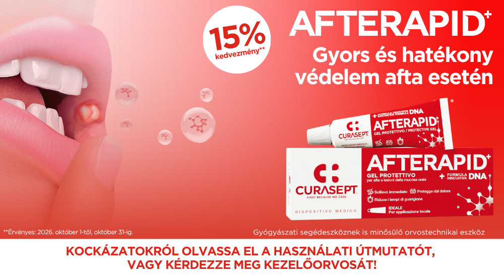 15% kedvezmény a Curasept Afterapid gélre